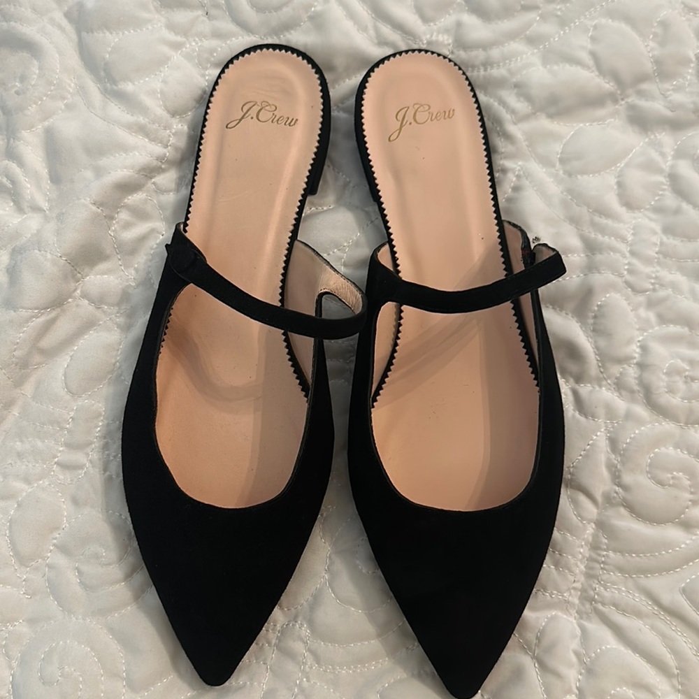 Jcrew Suede Mules